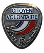 Ecusson - Insigne SVC, Service Volontaire Citoyen de la police nationale