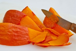 Soupe potimarron peler