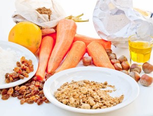 Ingrédients gateau vegan carottes Ingrédients gateau vegan carottes