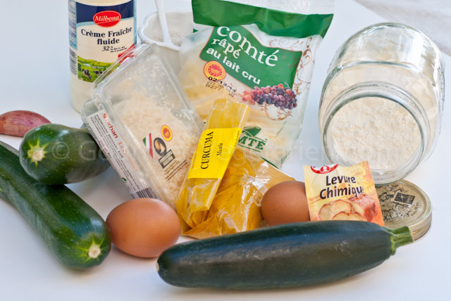 Galettes Courgette Curcuma Ingrédients Galettes Courgette Curcuma Ingrédients