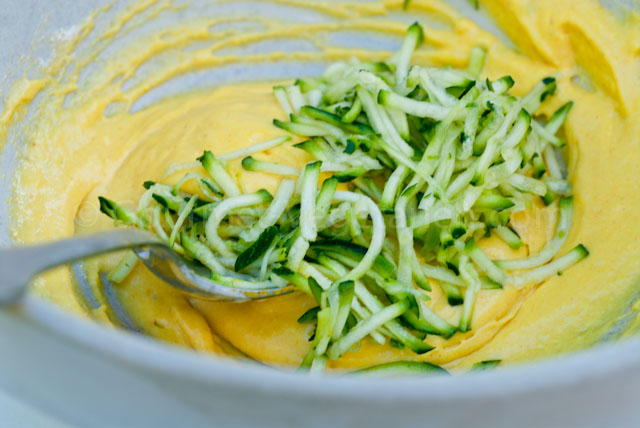 Mélanger Courgettes farine Mélanger Courgettes farine