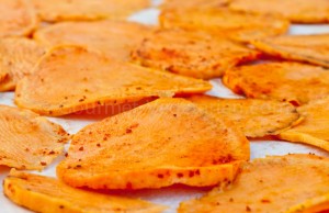 Chips patate douce plaque Chips patate douce plaque