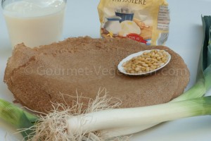 Crêpes sarrasin poireaux Ingrédients