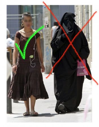 France : Le voile intégral, la burqa, le niqab... sont interdits en public !