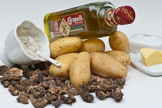 Ingrédients Ecrasé PdT Morilles Ingrédients Ecrasé PdT Morilles