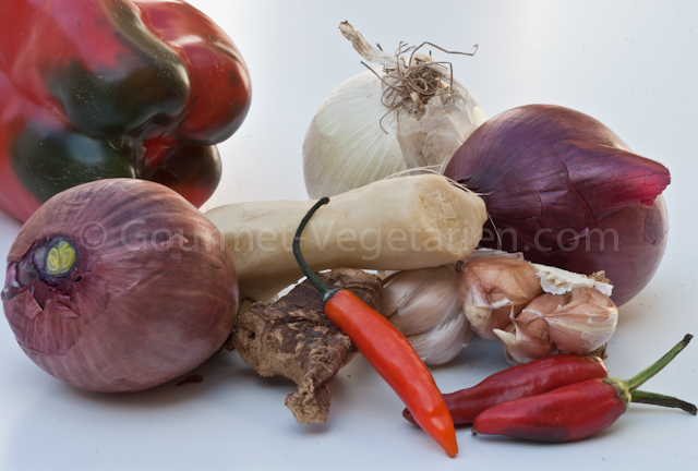 Ingrédients Pate de Curry