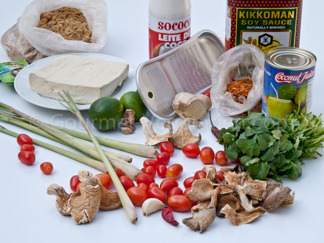 Ingrédients Soupe Thaï Ingrédients Soupe Thaï